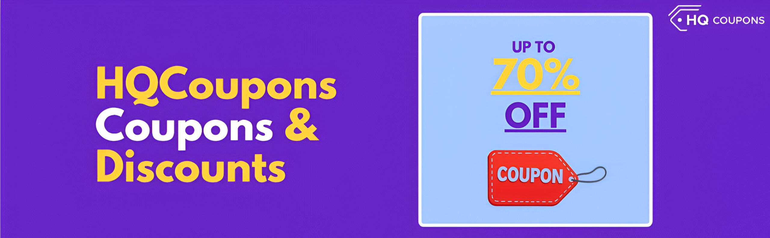 HQCoupons Coupons & Discounts -